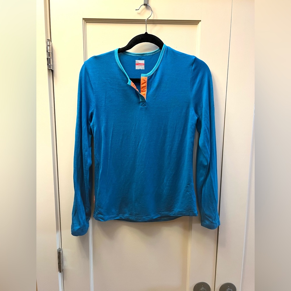 Child’s Icebreaker Henley merino wool shirt